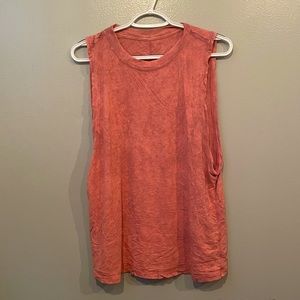 pink lululemon muscle tank